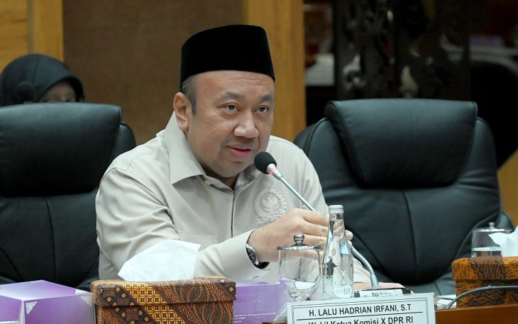 Wakil Ketua Komisi X DPR RI Lalu Hadrian Irfani