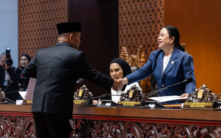 Ketua DPR RI Puan Maharani kembali menegaskan DPR terbuka dengan aspirasi masyarakat. Hal ini menyusul kehadiran Aktivis Aliansi Masyarakat Pati Bersatu (AMPB) Supriyono alias Botok bersama sejumlah rekannya dalam Rapat Paripurna DPR 