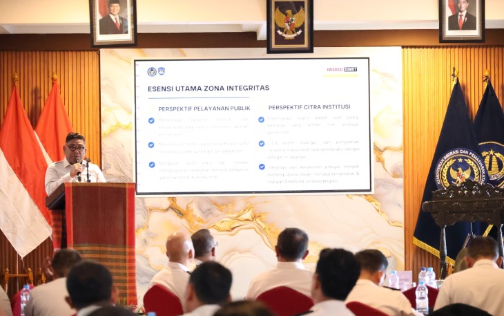 Kepala Kantor Wilayah Direktorat Jenderal Imigrasi Sumatera Utara, Dr. Parlindungan, S.H., M.H., menegaskan bahwa Reformasi Birokrasi dan pembangunan Zona Integritas (ZI)