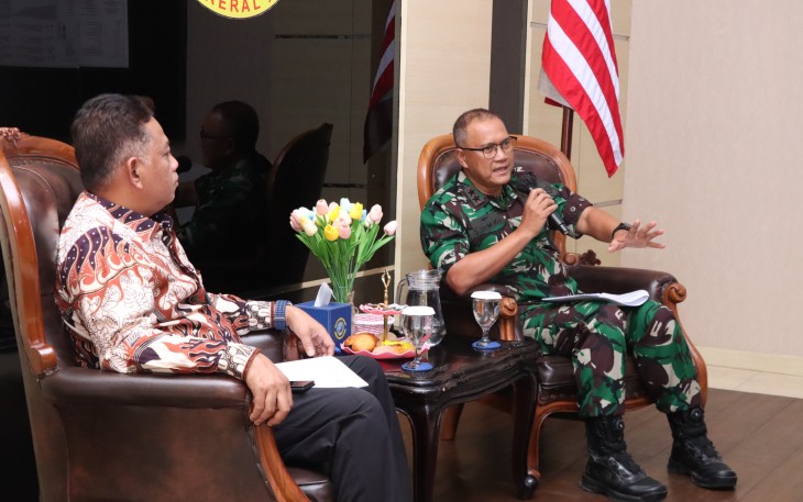 Perkuat Sinergi Pengamanan Kegiatan Strategis, Kodaeral XIV Sorong Terima Kunjungan SKK Migas dan BP Berau Ltd