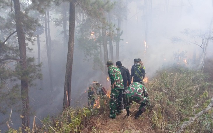 Anggota Kodim Ponorogo Respon Cepat
