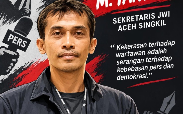 Sekretaris Jurnalis Warga Indonesia (JWI) Aceh Singkil, M. Yantoro