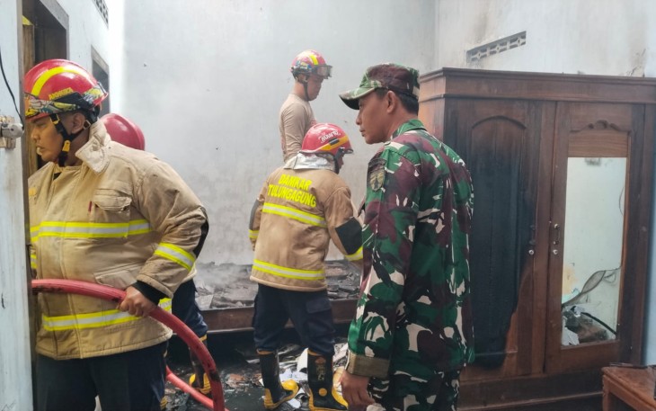 Penanganan kebakaran di wilayah desa binaan