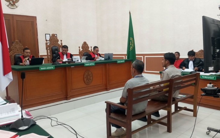 Persidangan perkara dugaan penggunaan surat palsu dengan terdakwa Zairan dan Bambang kembali digelar di Pengadilan Negeri Tanjung Balai Karimun