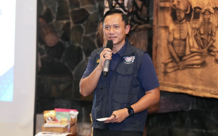 Menteri Koordinator Bidang Infrastruktur dan Pembangunan Kewilayahan Agus Harimurti Yudhoyono (AHY) 