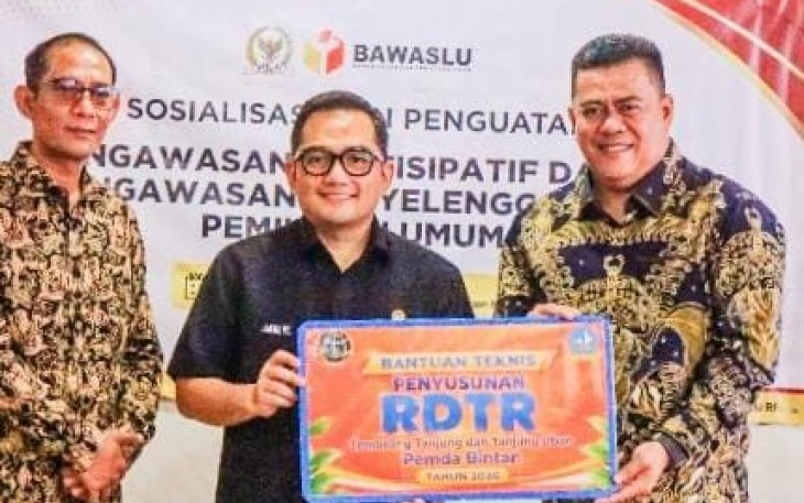 Pemkab Bintan Terima Sertifikat Aset BMD, Wakaf, PTSL Hingga Bantuan Teknis RDTR
