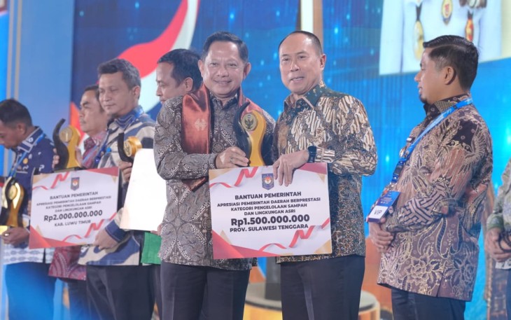 Apresiasi Pemerintah Daerah Berprestasi 2026 Batch II Regional Sulawesi yang digelar di Hotel Claro, Kota Makassar, Sulawesi Selatan (Sulsel)