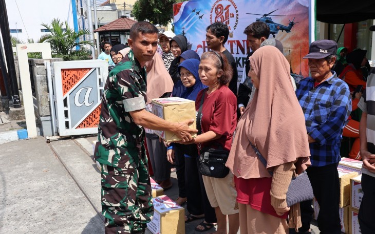 Kodim Tulungagung Gelar Bakti Sosial Kesehatan Gratis