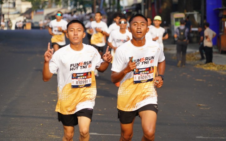 Peserta Fun Run 5K di Kota Malang