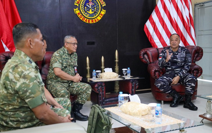 Kodaeral IX Perkuat Akuntabilitas BMN, Terima Kunjungan Tim Itjen Kemhan RI