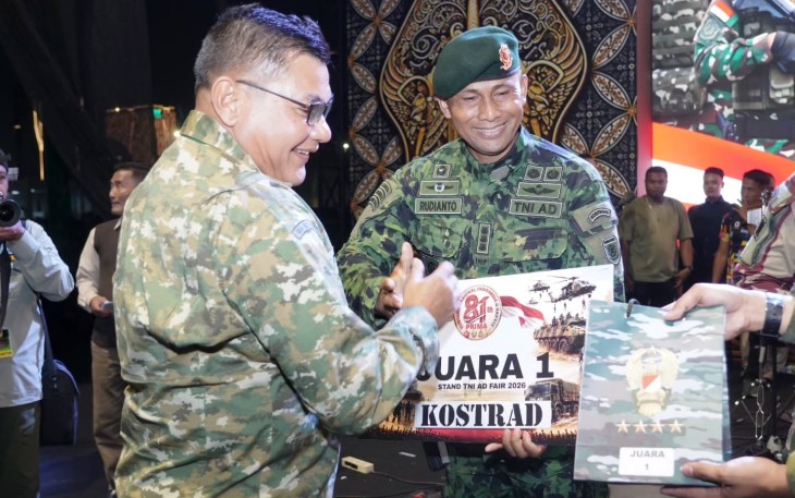 Kostrad Raih Juara I Stand TNI AD  Fair 2026