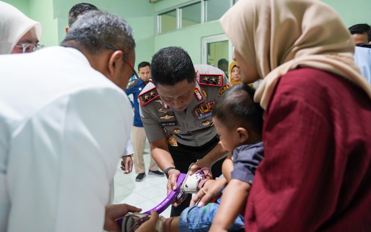 Kapolda Jateng Hadir untuk Pasien CTEV di Karanganyar, Pastikan Anak dan Orang Tua Tak Berjuang Sendiri