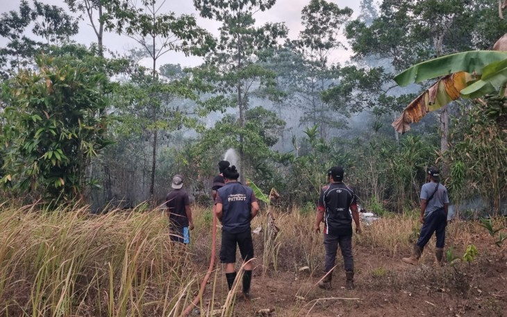 Bahu-Membahu Atasi Karhutla di Merauke, TEP UGM dan Warga Bupul Indah Selamatkan Permukiman