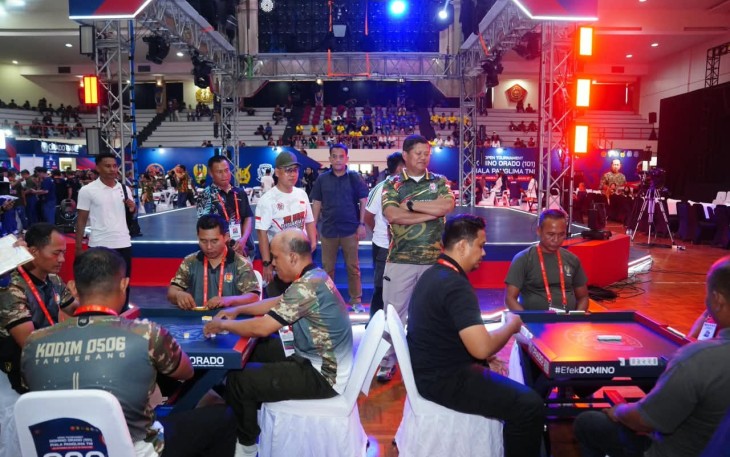 Panglima TNI Ramaikan Open Tournament Domino Orado 101
