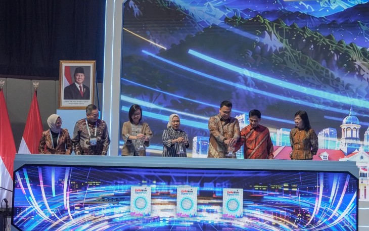 Kementerian Ekonomi Kreatif berkolaborasi dengan Bank Indomesia resmikan Signature Moment Indonesia Travel Pack (ITP) 2026 dalam rangkaian Festival Ekonomi Keuangan Digital Indonesia (FEKDI) x Indonesia Fintech Summit & Expo 2026, Jakarta International Convention Center, Sabtu (26/9/2026)