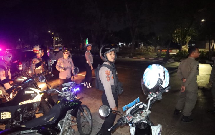 Patroli cipkon di wilayah Polres Tanjung Perak
