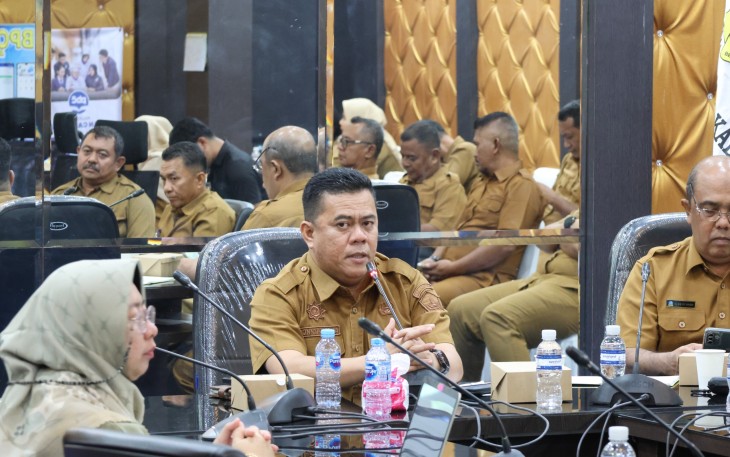 Sekda Bintan Pimpin Finalisasi Berita Acara Verifikasi dan Validasi Koperasi Desa/Kelurahan Merah Putih