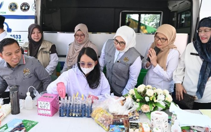 Komisi IX DPR Sidak Pasar Depok Jaya, Rabu (11/3)