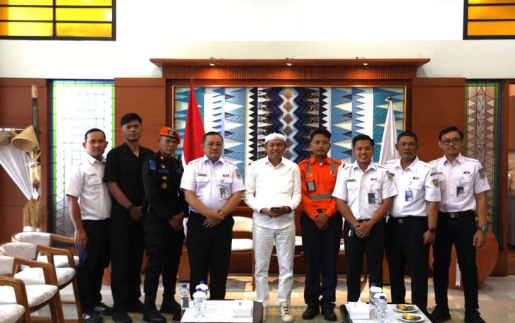 KAI Daop 2 Bandung Sampaikan Terima Kasih Kepada Gubernur Jawa Barat