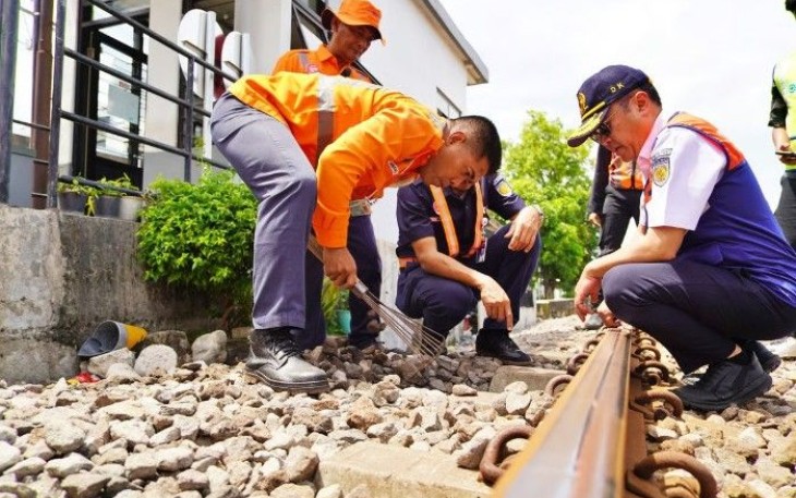 KAI Daop 7 Madiun Tingkatkan Mitigasi dan Kesiapsiagaan Prasarana
