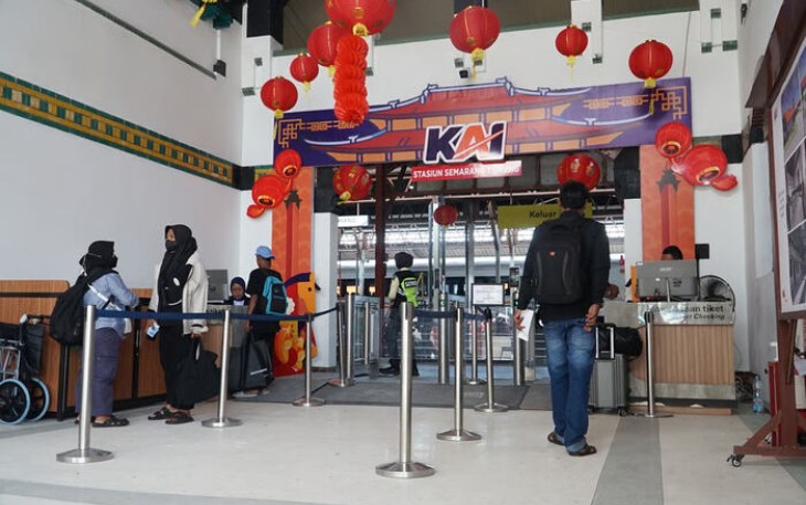 46.128 Penumpang Gunakan KA di Daop Semarang saat Libur Imlek