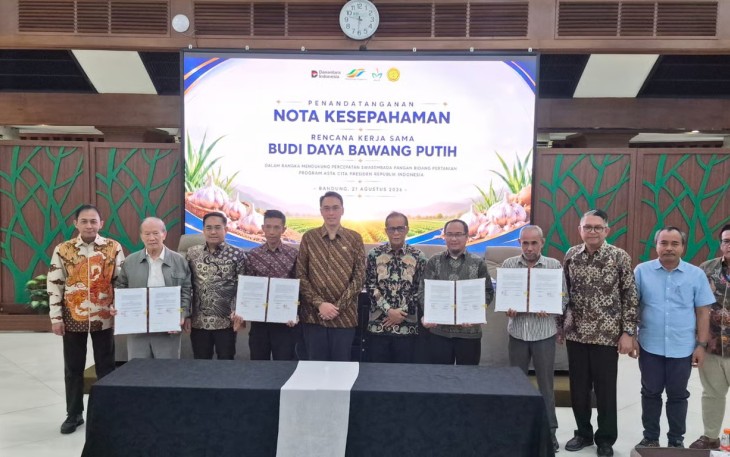 PTPN Group Akselerasi Swasembada Bawang Putih Nasional