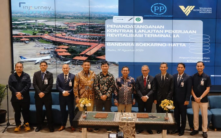 PTPP Raih Proyek Lanjutan Revitalisasi Terminal 1A Bandara Soekarno-Hatta Senilai Rp1,19 Triliun