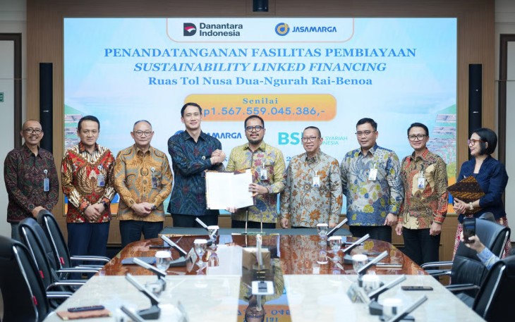 Perkuat Infrastruktur Hijau, PT Jasamarga Bali Tol dan BSI Tandatangani Kerjasama Pembiayaan Sustainability Linked Financing Senilai Rp1,56 Triliun