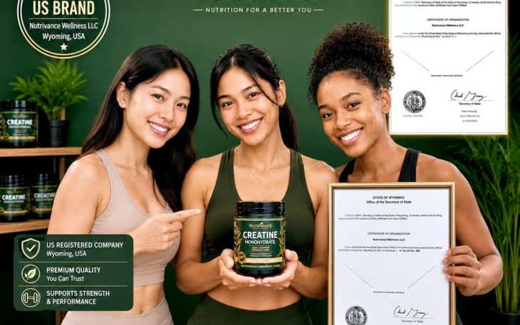 Perusahaan Wellness AS, Nutrivance Wellness, Resmi Ekspansi ke Indonesia dan Luncurkan Nutrivance Creatine Monohydrate