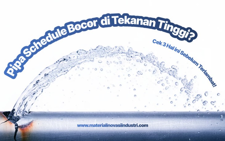 Pipa Schedule Bocor di Tekanan Tinggi? Cek 3 Hal Ini Sebelum Terlambat