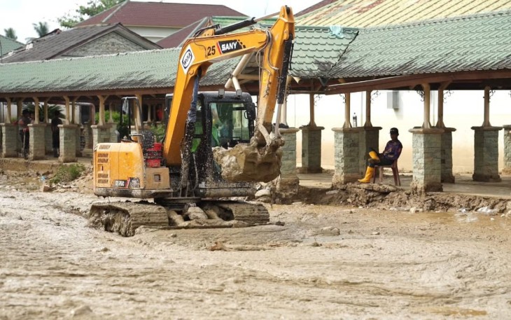 RSUD Tamiang Kembali Beroperasi, Kementerian PU Lanjutkan Pembersihan Lumpur dan Sediakan Air Bersih
