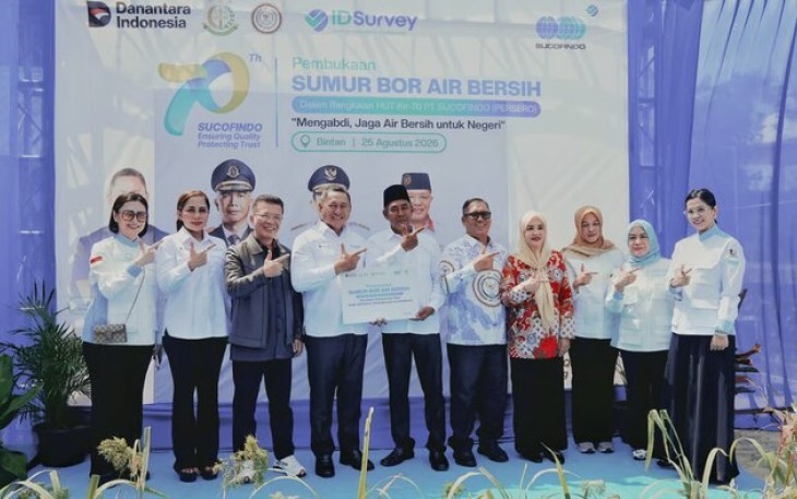 SUCOFINDO dan ABPEDNAS Resmikan Sumur Air Bersih di Kepulauan Riau