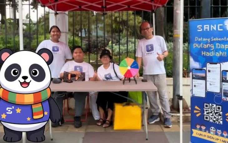 Sosial Media Baru untuk Sahabat Terdekat: Sanct Resmi Buka Closed Beta di Car Free Day Senayan