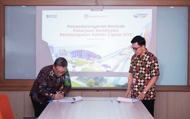 WSBP Tandatangani Kontrak Pembangunan Gedung Kantor Cipete