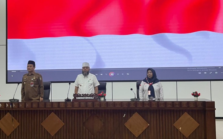 Musprov IX Palang Merah Indonesia Bengkulu dibuka langsung oleh Gubernur Bengkulu Helmi Hasan /Foto : MC