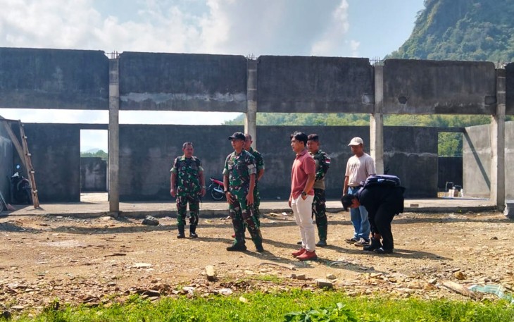 Dandim 0806/Trenggalek Pastikan Pembangunan Koperasi Desa Merah Putih Tepat Sasaran