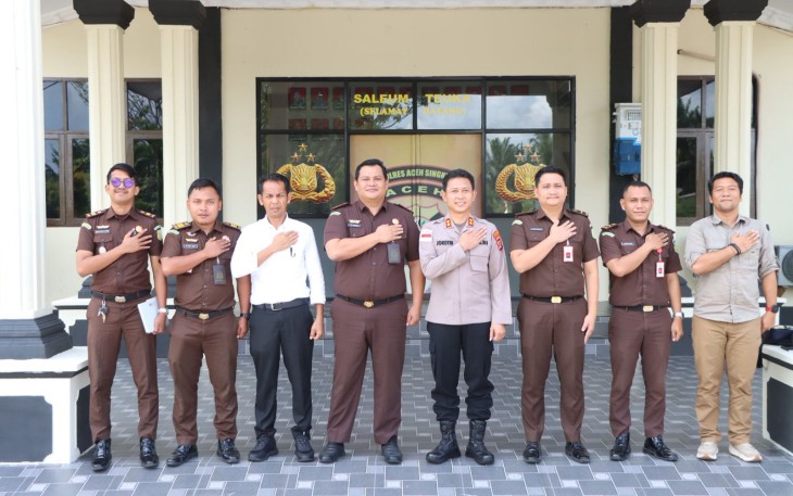 Kapolres Aceh Singkil Terima Audiensi Kejari Aceh Singkil