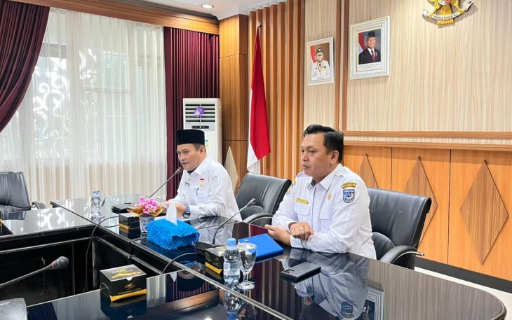 Sekretaris Daerah Provinsi Bengkulu, Herwan Antoni, memimpin rapat koordinasi persiapan kunjungan Menteri Koordinator Bidang Pangan, Zulkifli Hasan, ke Provinsi Bengkulu /Foto : MC 