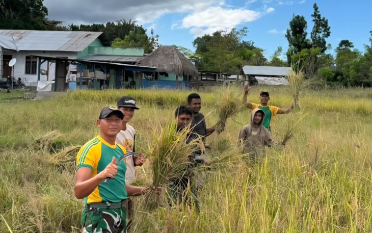 Yonarmed 12 Kostrad Dukung Ketahanan Pangan 