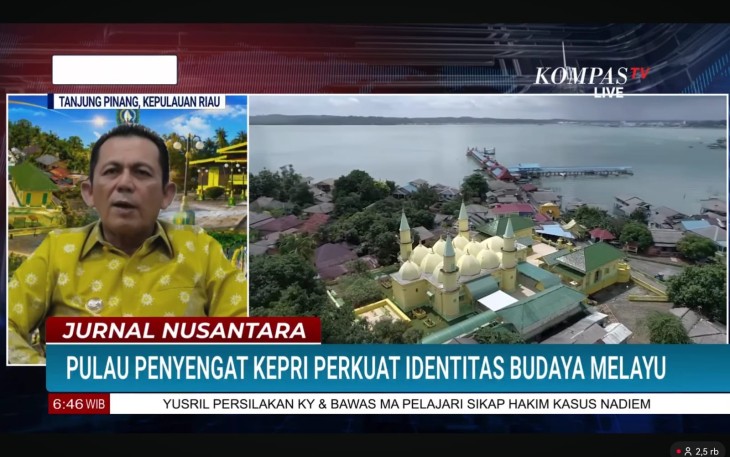 Gubernur Ansar Ahmad saat jadi Narasumber di Program Jurnal Nusantara