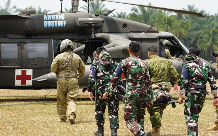 TNI Gelar Air Medevac Dalam Latihan Multinasional SGS 2026