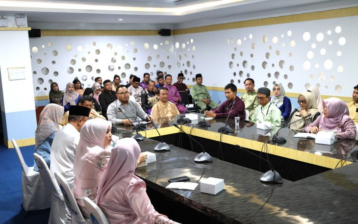 Rapat pengisian kuesioner Monev Keterbukaan Informasi Publik yang digelar Diskominfo Bintan di Ruang Rapat 3 Kantor Bupati Bintan, Rabu (23/9/2026).