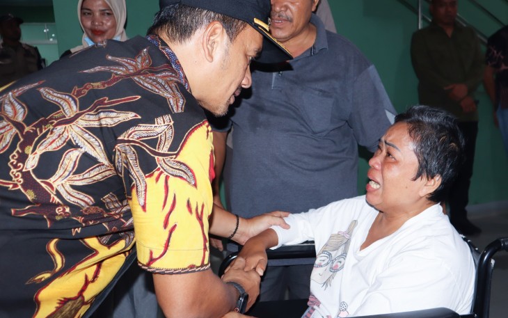 Wali Kota Tebing Tinggi, H. Iman Irdian Saragih saat Tinjau Fasilitas Cath Lab di RSUD Kumpulan Pane