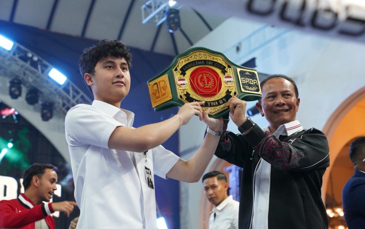 Kasum TNI saat Buka Kejuaraan Tinju Amatir Rakyard Rumble Piala Panglima TNI 2026