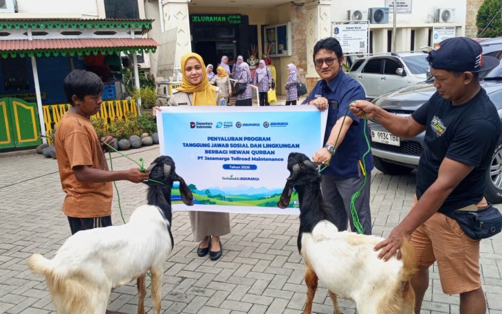 Wujud Kepedulian Sosial, PT Jasamarga Tollroad Maintenance Salurkan Bantuan Hewan Kurban Senilai Rp480 Juta untuk 1.650 Penerima Manfaat