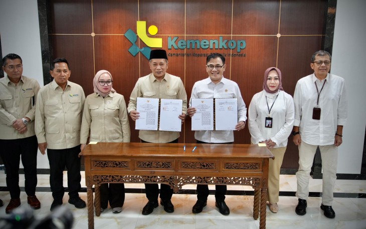 Kementerian Koperasi (Kemenkop) dan Badan Pengentasan Kemiskinan (BP Taskin) resmi menjalin sinergi strategis untuk mempercepat pengentasan kemiskinan permanen melalui penguatan badan usaha koperasi