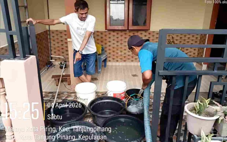 Penyaluran Air Bersih di Tanjungpinang Capai 711 Ton