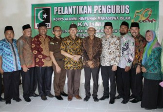 Wakil Gubernur Bengkulu Rohidin Mersyah saat menghadiri acara Pelantikan Pengurus KAHMI Majelis Daerah Kabupaten Bengkulu Utara Periode 2017 - 2022, Jumat (21/4).  