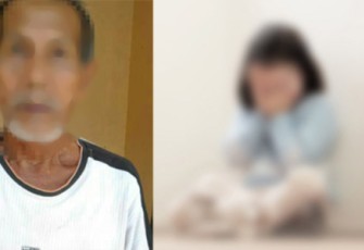 Pria Lansia terduga pelaku pencabulan 