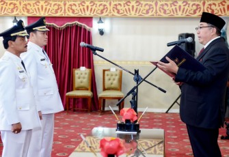 Pelantikan Bupati dan Wakil Bupati Bengkulu Tengah